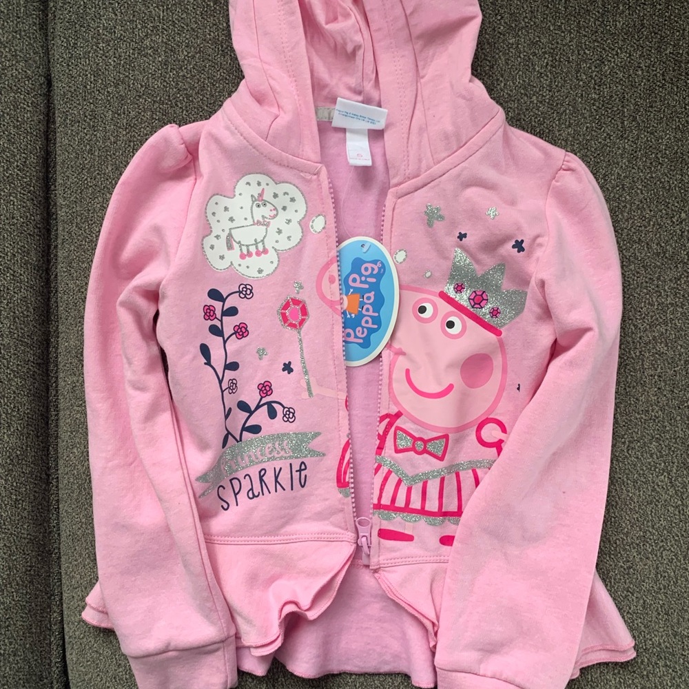 Girls 5T Princess Peppa Pig Jacket